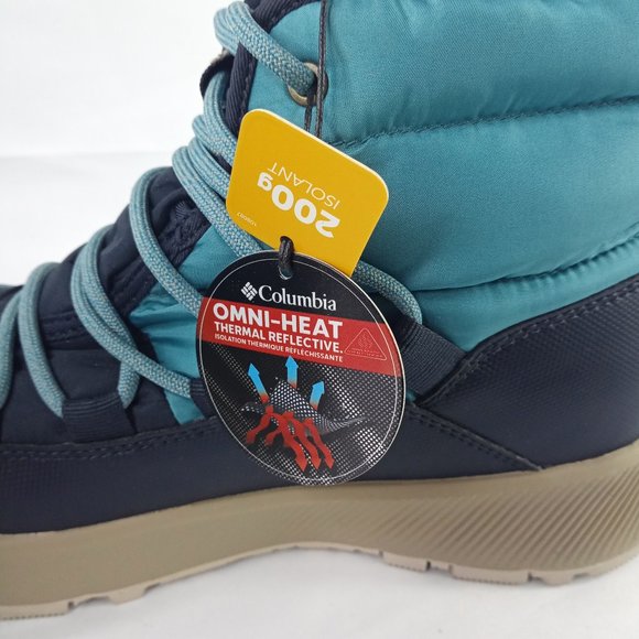 *SOLD* Columbia Womens Snow Boots 8.5 Slopeside Village Omni Heat Waterproof - Picture 6 of 11